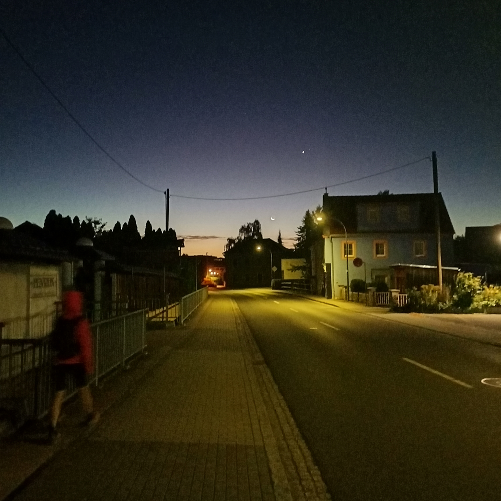 der Tag erwacht in Kreischa